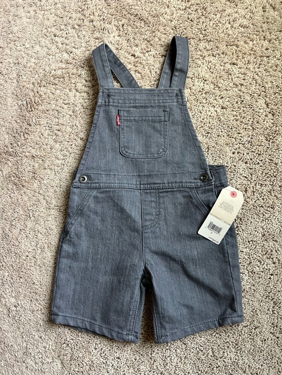 Levi's Other - Levi's Gray Denim Short Overalls for Toddler